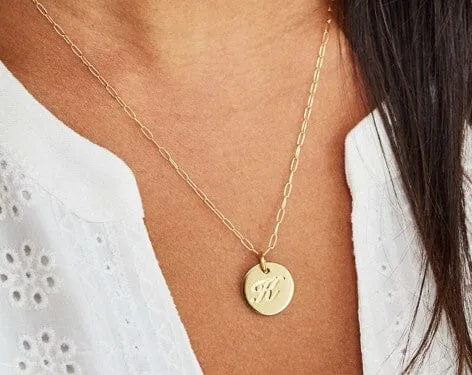 14k Gold Paperclip Chain